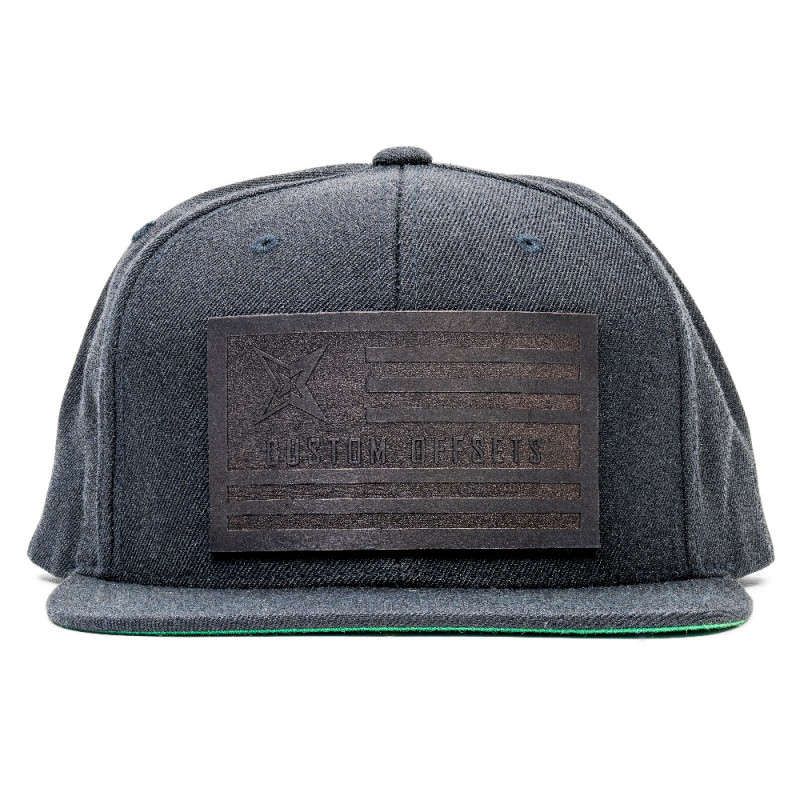 Custom Offsets Leather Flag Snapback
