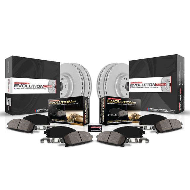 Power Stop 02-04 Chevrolet Avalanche 2500 Front Z17 Evolution Geomet Coated Brake Kit