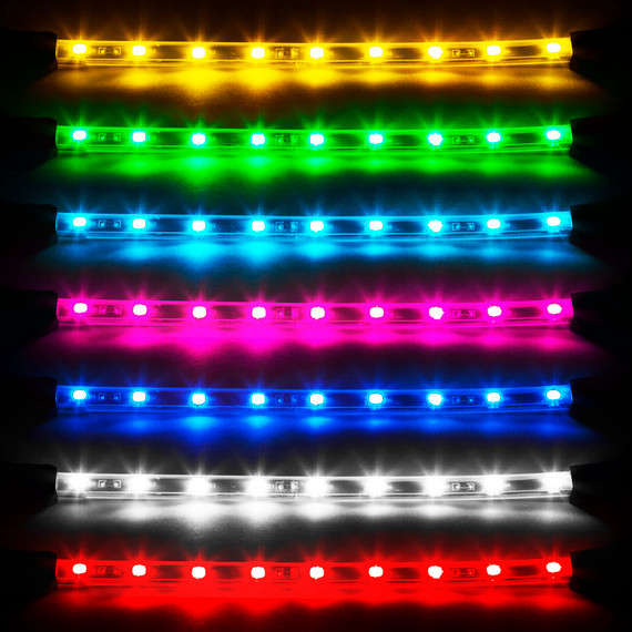 XKGlow Car Interior LED Accent Light Kit | 4 Strip Single Color | Pink