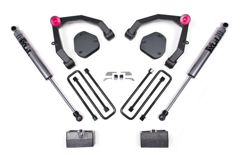 Zone 3.5" Adventure Series UCA Kit | Fox 2.0 Adventure Series Shocks (07-13 Chevy/GMC Sierra/Silverado 1500 | 2WD)