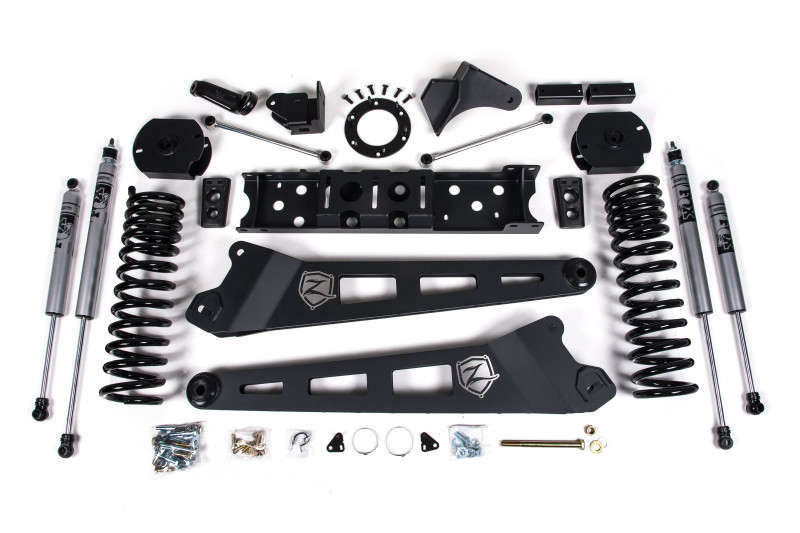 Zone 4" Lift Kit W/ Radius Arm | Fox 2.0 Adventure Series Shocks (19-24 Ram 2500 | Gas)