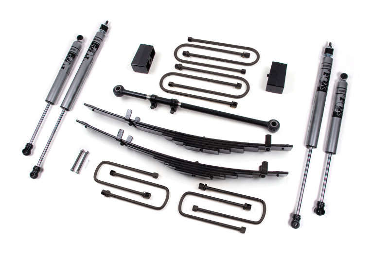 Zone 4" Suspension System | Fox 2.0 Adventure Series Shocks (00-05 Ford Excursion | 4WD)