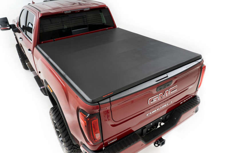 Rough Country 41120690A-RC Soft Tri-Fold Bed Cover | 6'9