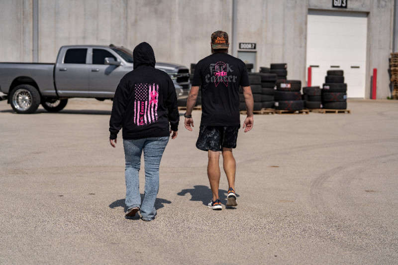 Custom Offsets F*ck Cancer Hoodie