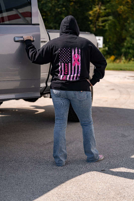 Custom Offsets F*ck Cancer Hoodie