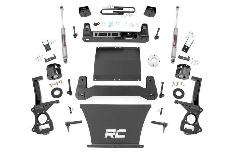 Rough Country 6 Inch Lift Kit | Mono Leaf Rear | N3 (25-26 GMC Sierra 1500 | RWD | 5.3L/6.2L | V8)
