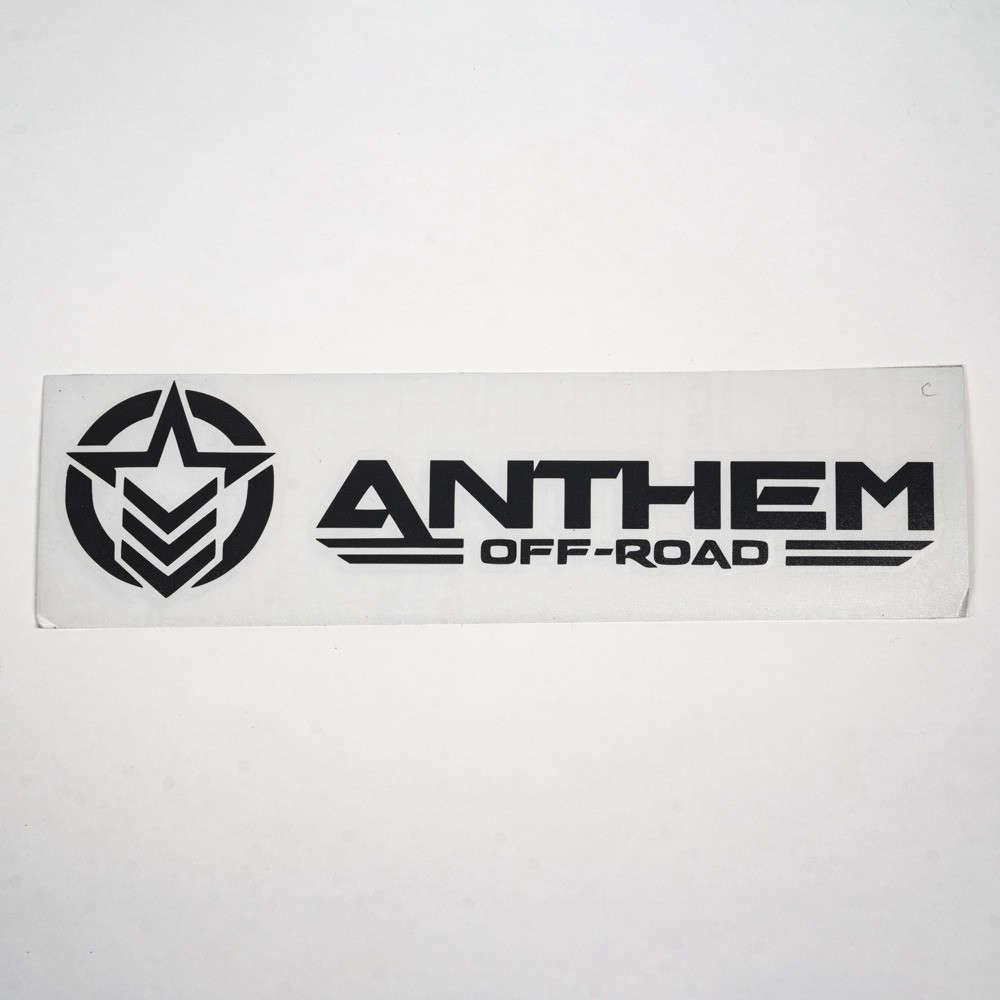 Anthem Off-Road 24" Vinyl Anthem Horizontal Logo