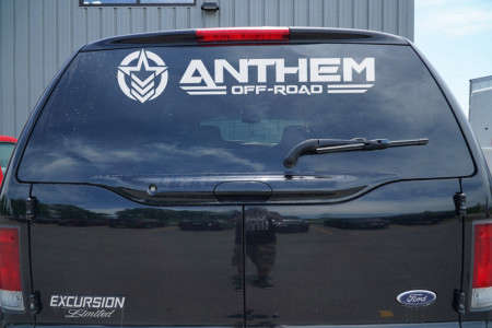 Anthem Off-Road 36" Vinyl Anthem Horizontal Logo