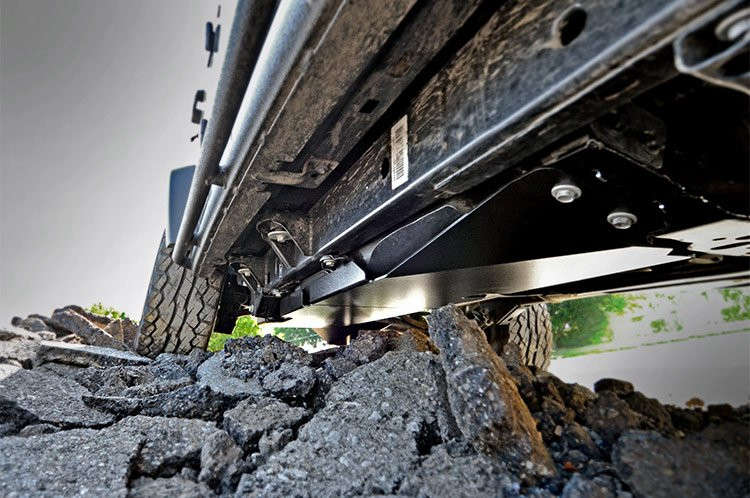 Rough Country Gas Tank Skid Plate (07-18 Jeep Wrangler JK | 2WD/4WD | Unlimited)