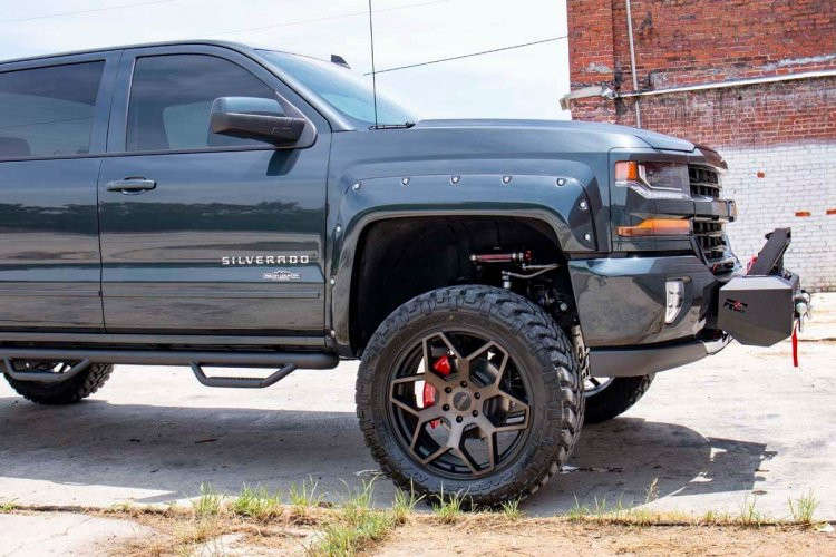 Rough Country 10761RC EXO Winch Mount Kit (0718 Chevy Silverado 1500) Custom Offsets