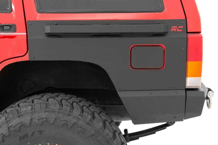 Rough Country Full Body Armor | Rear (97-01 Jeep Cherokee XJ)