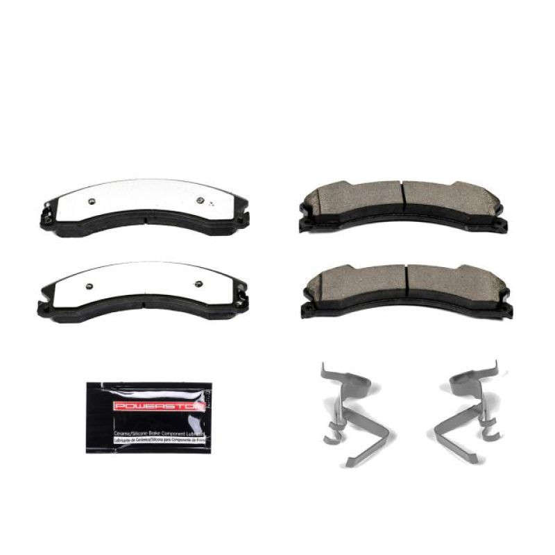 PowerStop Z36 Truck & Tow Front Carbon-Fiber Ceramic Brake Pads (12-24 Chevrolet/GMC 2500/3500)