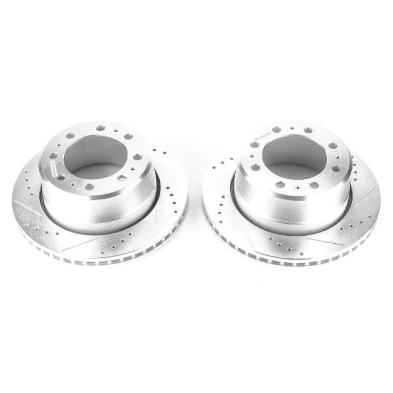 Power Stop 13-15 Acura ILX Rear Evolution Drilled & Slotted Rotors - Pair