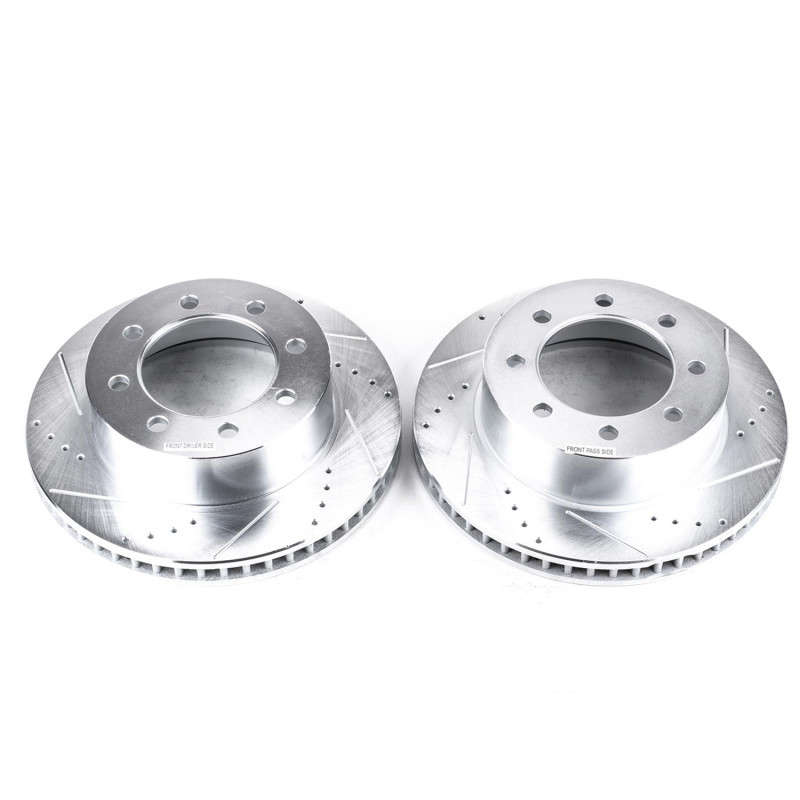 PowerStop AR8771XPR-PS Front Evolution Drilled, Slotted & Zinc Plated ...