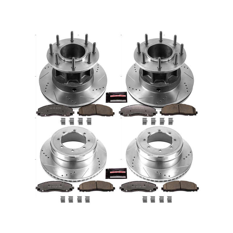 PowerStop Brakes for 1316 Ford F350 Super Duty Dually K682 Custom