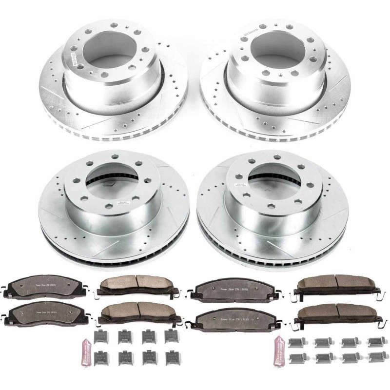 PowerStop Z36 Truck & Tow Front & Rear Brake Upgrade Kit (1318 Ram