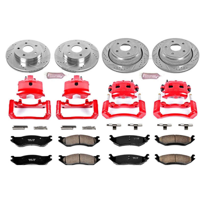 PowerStop Front & Rear Z23 Evolution Brake Kit | Ram 3500 (11-12) (K5458)