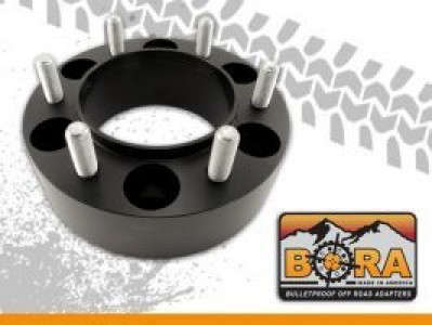 BORA 2" Aluminum Adapter Vehicle Bolt pattern 6x5.5 to Wheel Bolt pattern 6x135