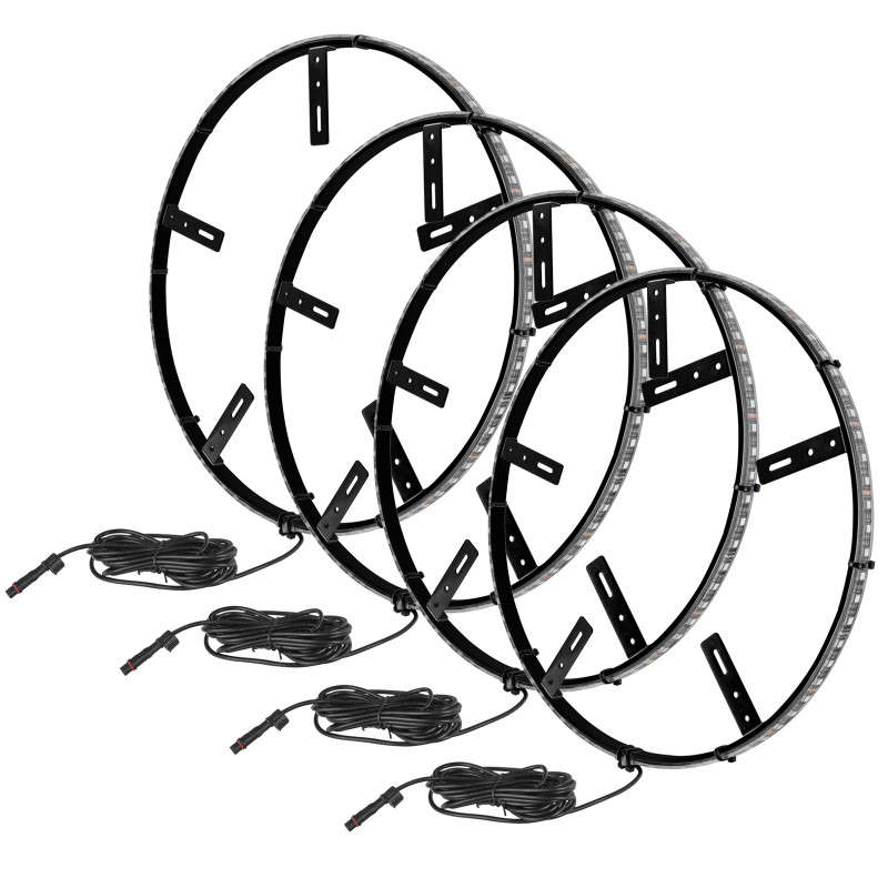 Oracle Lighting LED Illuminated Wheel Rings Double LED (White)