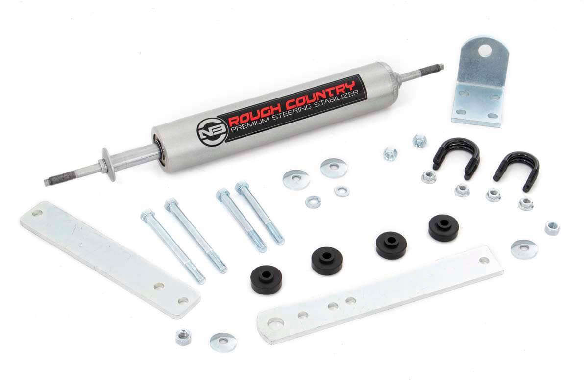 Rough Country 0-2.5" N3 Front Shocks For 80-96 Ford F-150 4WD - 23242_F