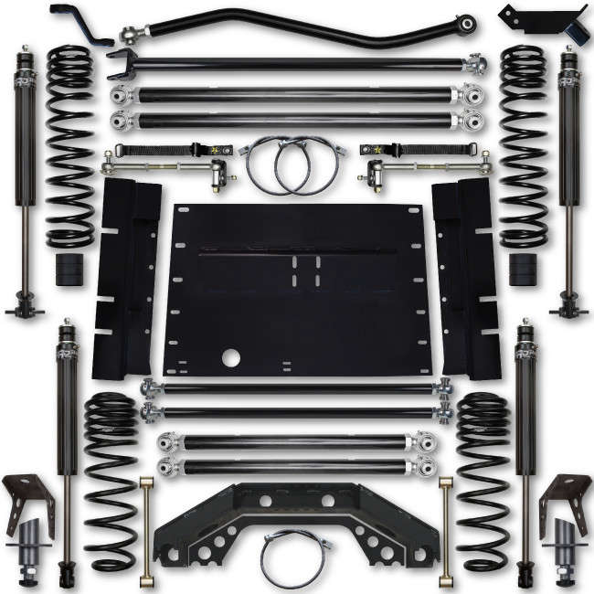Rock Krawler LJ 3.5 Inch X Factor 5 Inch Stretch Stg 1 Long Arm Lift Kit w/ 2.25 RRD Shocks Rock Krawler LJ 3.5 Inch X Factor 5 Inch Stretch Stg 1 Long Arm Lift Kit w/ 2.25 RRD Shocks