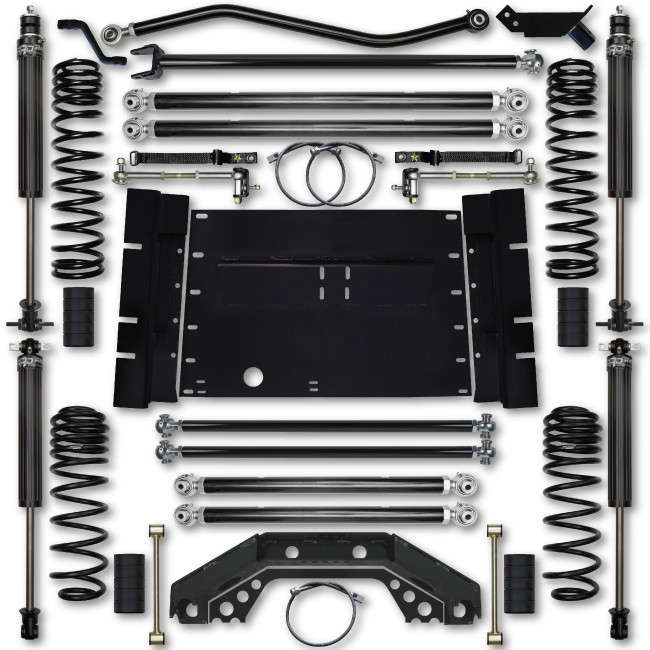Rock Krawler LJ 5.5 Inch X Factor Stg 1 Long Arm Lift Kit w/ 2.25 RRD Shocks Rock Krawler LJ 5.5 Inch X Factor Stg 1 Long Arm Lift Kit w/ 2.25 RRD Shocks