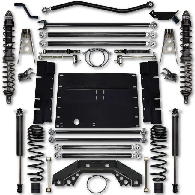 Rock Krawler TJ 3.5 Inch X Factor Long Arm Stg 1 Lift Kit w/ Coilover Shocks Rock Krawler TJ 3.5 Inch X Factor Long Arm Stg 1 Lift Kit w/ Coilover Shocks