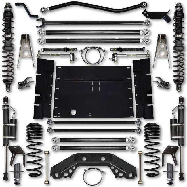 Rock Krawler TJ 3.5 Inch X Factor 5 Inch Stretch Stg 1 Lift Kit w/ Coilover Shocks Rock Krawler TJ 3.5 Inch X Factor 5 Inch Stretch Stg 1 Lift Kit w/ Coilover Shocks