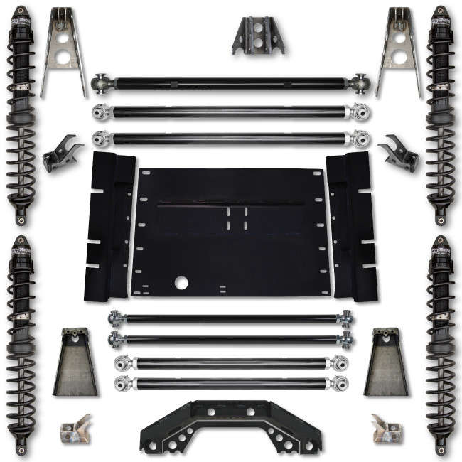 Rock Krawler TJ 3.5 Inch Trail Runner Stg 1 Coilover Long Arm Lift Kit Rock Krawler TJ 3.5 Inch Trail Runner Stg 1 Coilover Long Arm Lift Kit