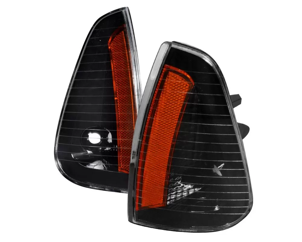 Spec-D Corner Lights (Matte Black Housing/Clear Lens (06-10 Dodge Charger | AWD/RWD)
