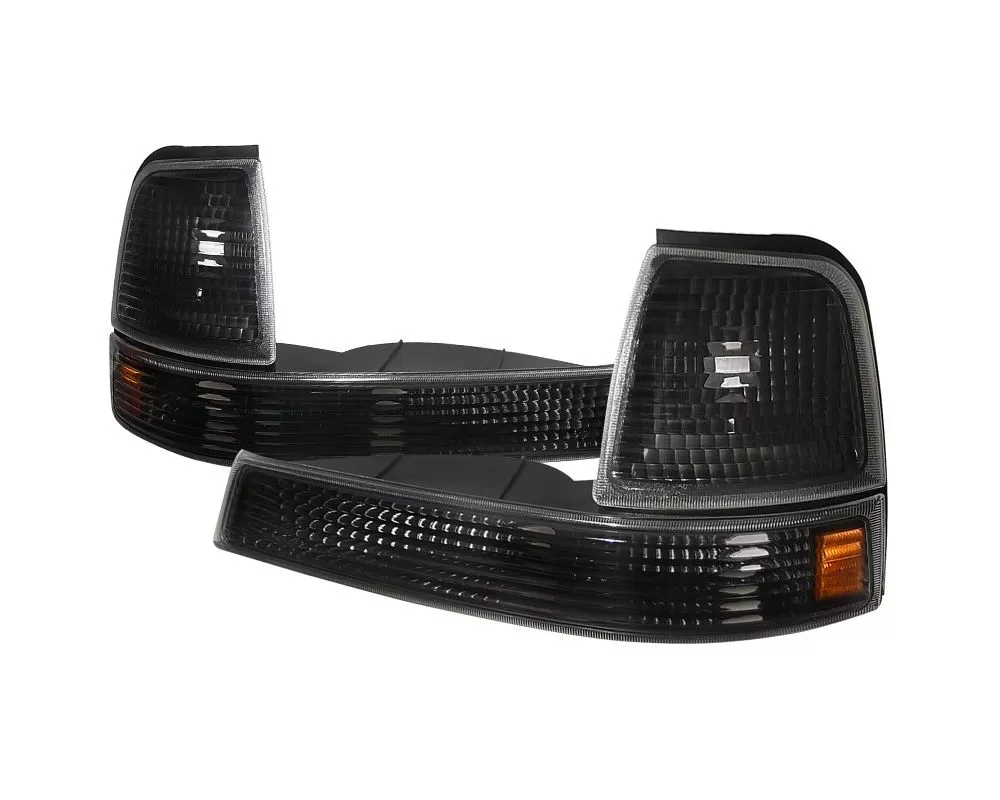 Spec-D Corner Parking Turn Signal Lights (Matte Black Housing/Clear Lens (98-00 Ford Ranger | 4WD/RWD)