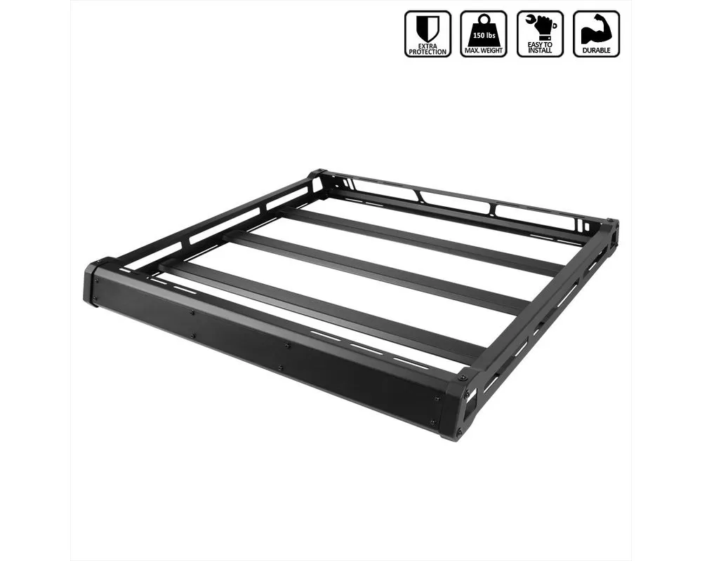 Spec-D Roof Rack Cargo Carrier (18-22 Jeep Gladiator/Wrangler/Wrangler JK | 4WD)