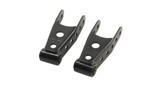 Belltech 2 Inch Drop Shackle Kit (88-18 Chevrolet / Dodge / Ford / GMC (multiple) | 4WD/AWD/RWD)
