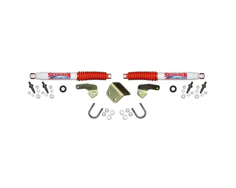 Skyjacker Steering Stabilizer Kit - Dual Stabilizers with Mounting Brackets for Chevy/GMC 2011-2018