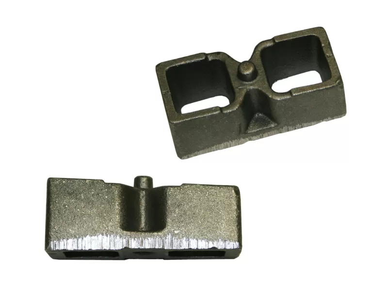 Skyjacker Rear Lift Blocks 2 Inch Tapered Pair for Leaf-Spring Trucks and SUVs