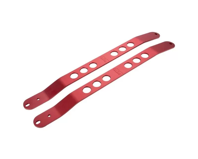 DC Sports Front Upper Strut Tower Bars - Red Kia Stinger 2018-2023
