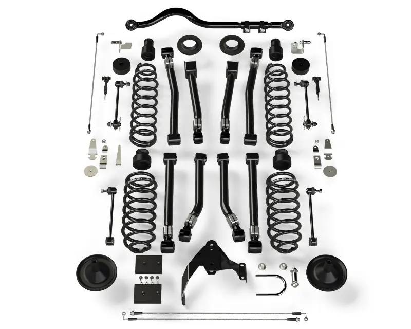 TeraFlex 4" Suspension System with 8 Alpine Short Control Arms for Jeep Wrangler JK 2007-2018