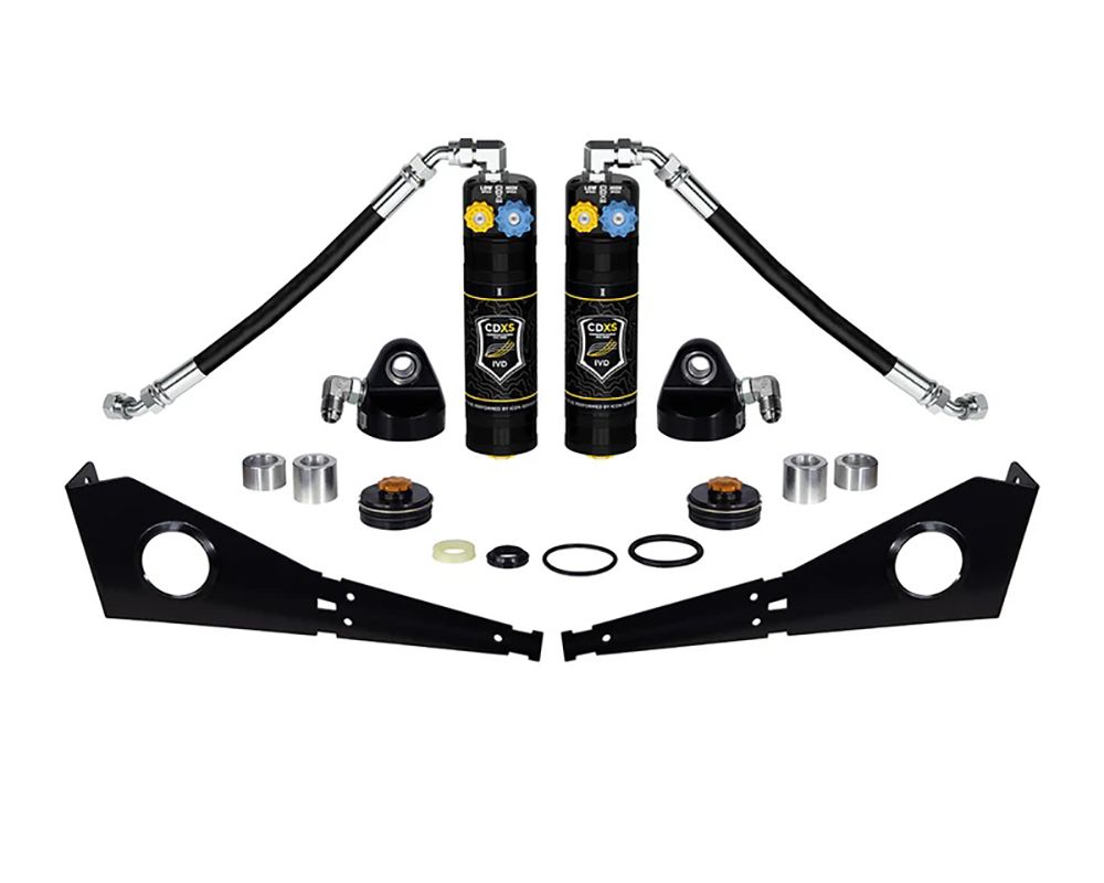 ICON Vehicle Dynamics Front Pair Coilover Reservoir w/ CDXS Upgrade Kit & Seals Toyota Tacoma | FJ Cruiser | 4Runner | Lexus GX 2003-2024