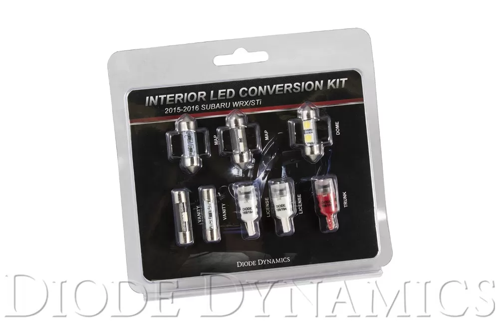 Diode Dynamics Interior Light Kit Stage 1 Red Subaru WRX 2015-2019