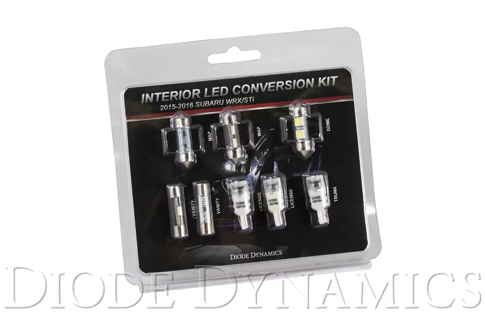 Diode Dynamics Interior Light Kit Stage 1 Cool White Subaru WRX 2015-2019