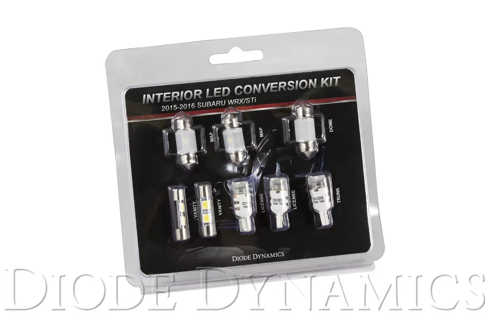 Diode Dynamics Interior Light Kit Stage 2 Cool White Subaru WRX 2015-2019
