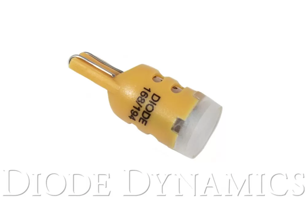 Diode Dynamics 194 LED Bulb HP5 LED Amber Short Single