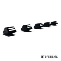 Boost Auto S-Series Cab Lights White Running Light Only With Start-Up Universal Black