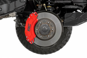 Rough Country Caliper Covers Rear Red