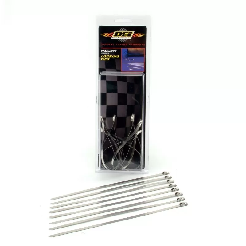 Design Engineering DEI Locking Ties 8" - 8 Per Pack