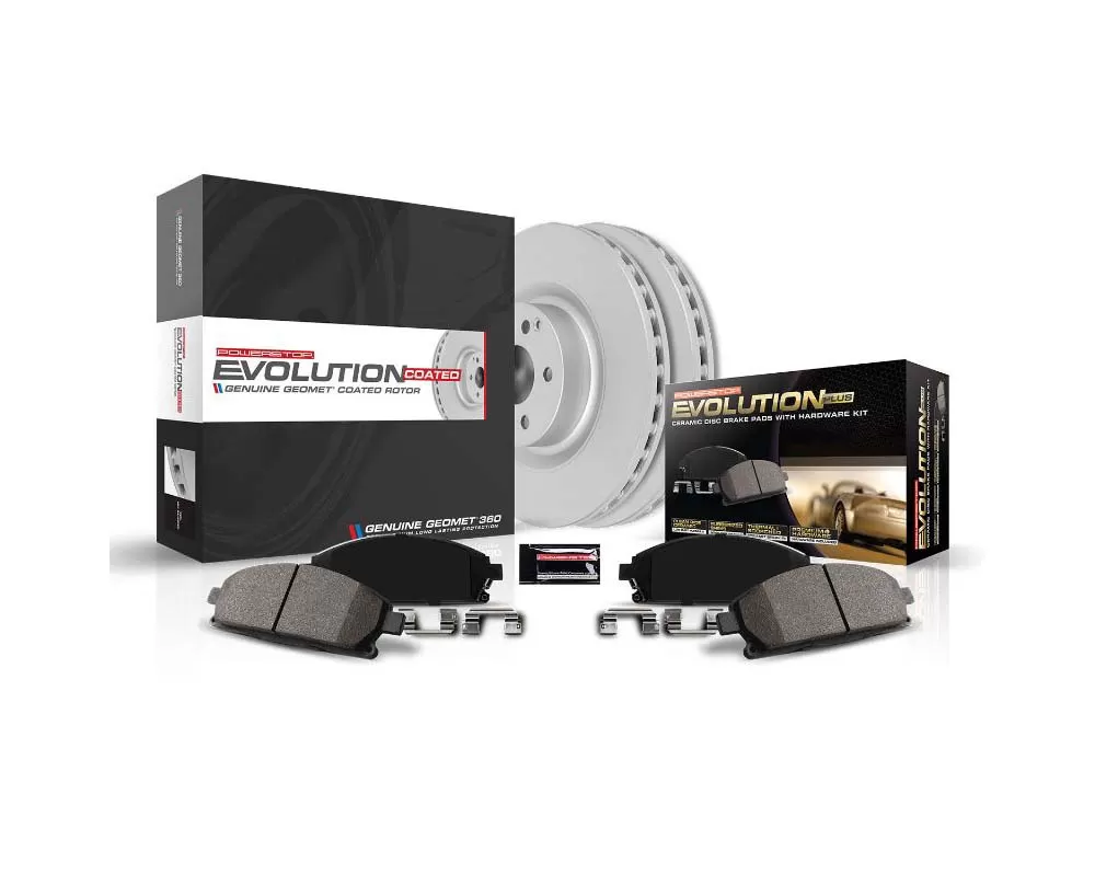 PowerStop Power Stop Z17 Evolution Geomet Coated Brake Kit Front & Rear Mazda CX-9