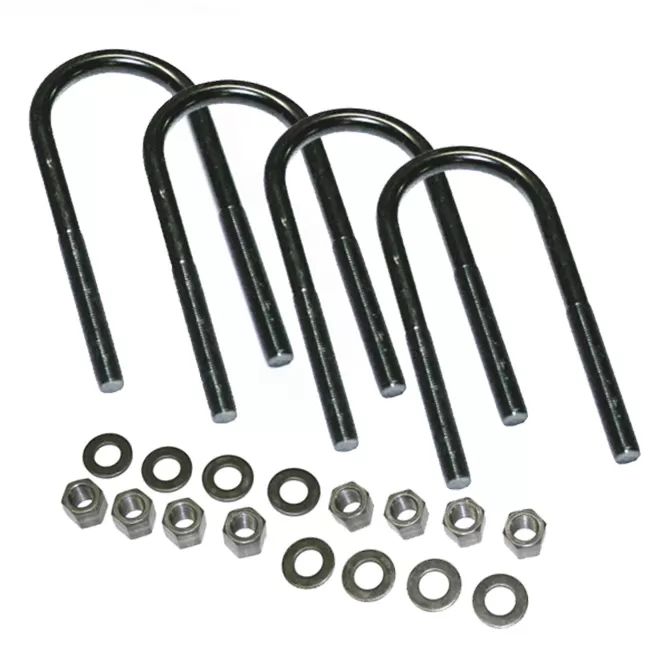 Superlift U-Bolt Kit - Front - 73-87 GM 1/2 & 3/4, part of Custom Offsets collection of Superlift Suspension Kits
