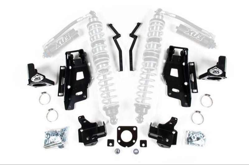 JKS Manufacturing Front Coilover Mounting Kit (07-18 Jeep Wrangler/Wrangler JK | 4WD/RWD)