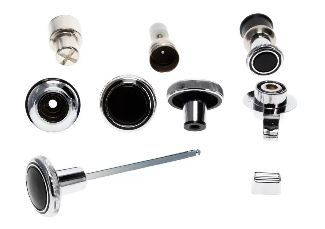 AMD 7 Piece Mono Radio Dash Knobs Chevrolet Camaro | Nova 1969