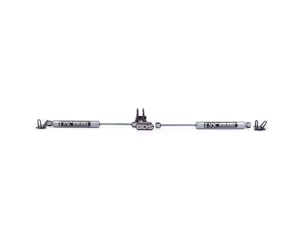 BDS Suspension Dual Steering Stabilizer Kit w/ NX2 Shocks | With OE Stabilizer (73-91 Chevrolet / GMC (multiple) | 4WD)